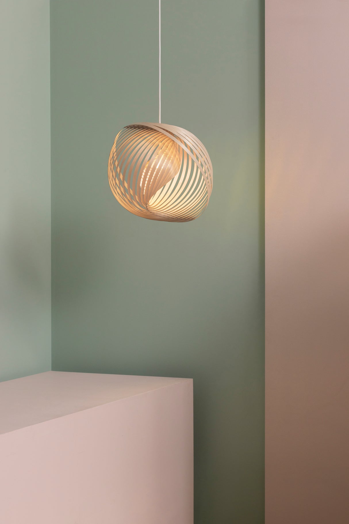 Secto Adilo 8201 Fold Out Small Pendant Lamp Natural Birch