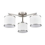 Franklite Sirius 3lt Fitting in Satin Nickel