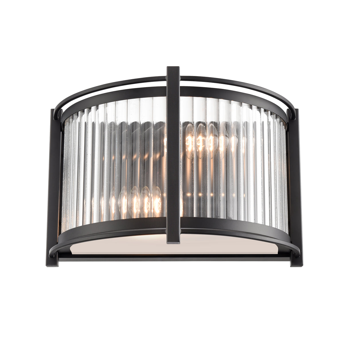 Franklite Sloane wall light in matt black