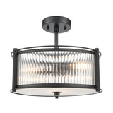 Franklite Sloane 3lt Ceiling fitting in matt black