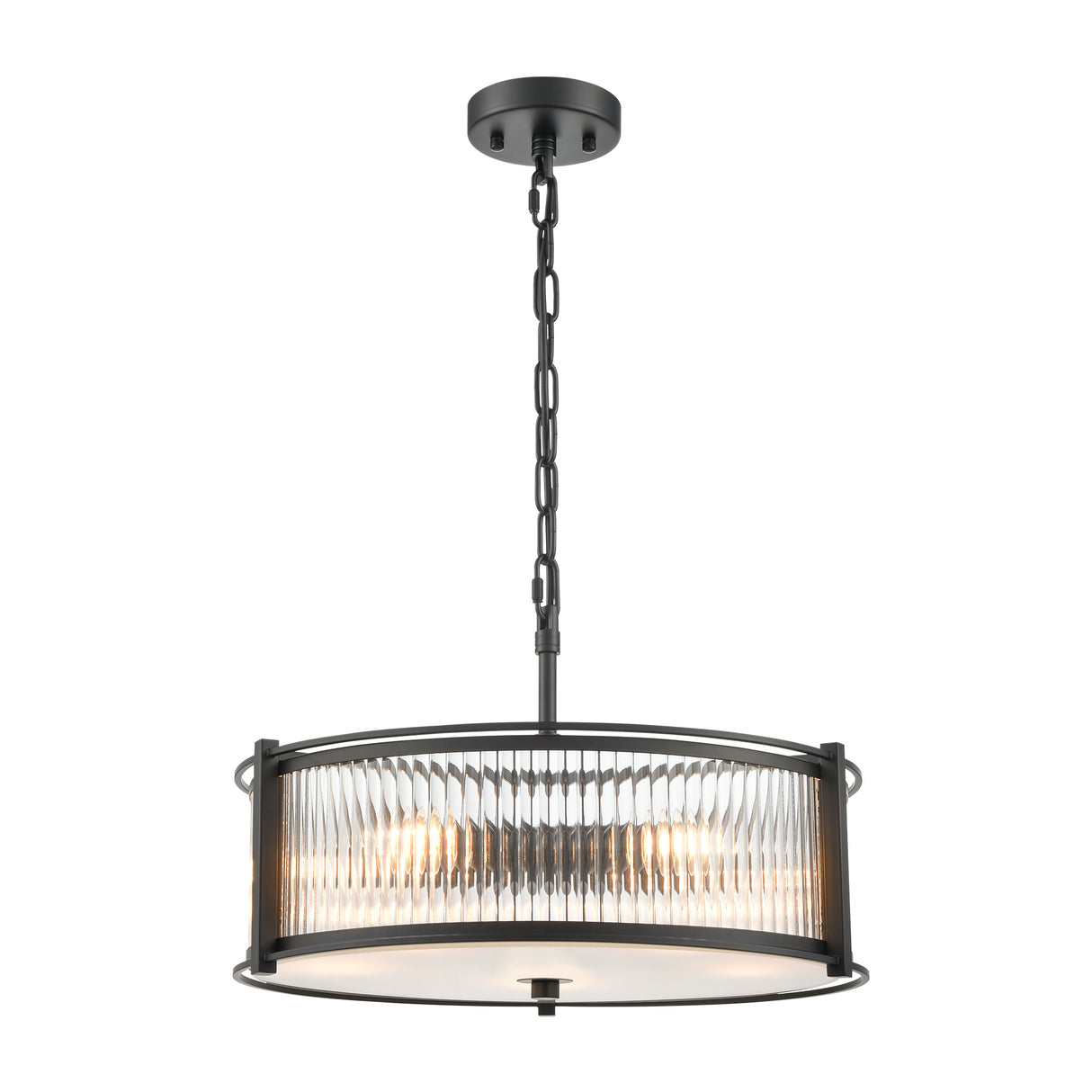 Franklite Sloane 3lt Ceiling fitting in matt black