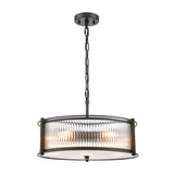 Franklite Sloane 3lt Ceiling fitting in matt black