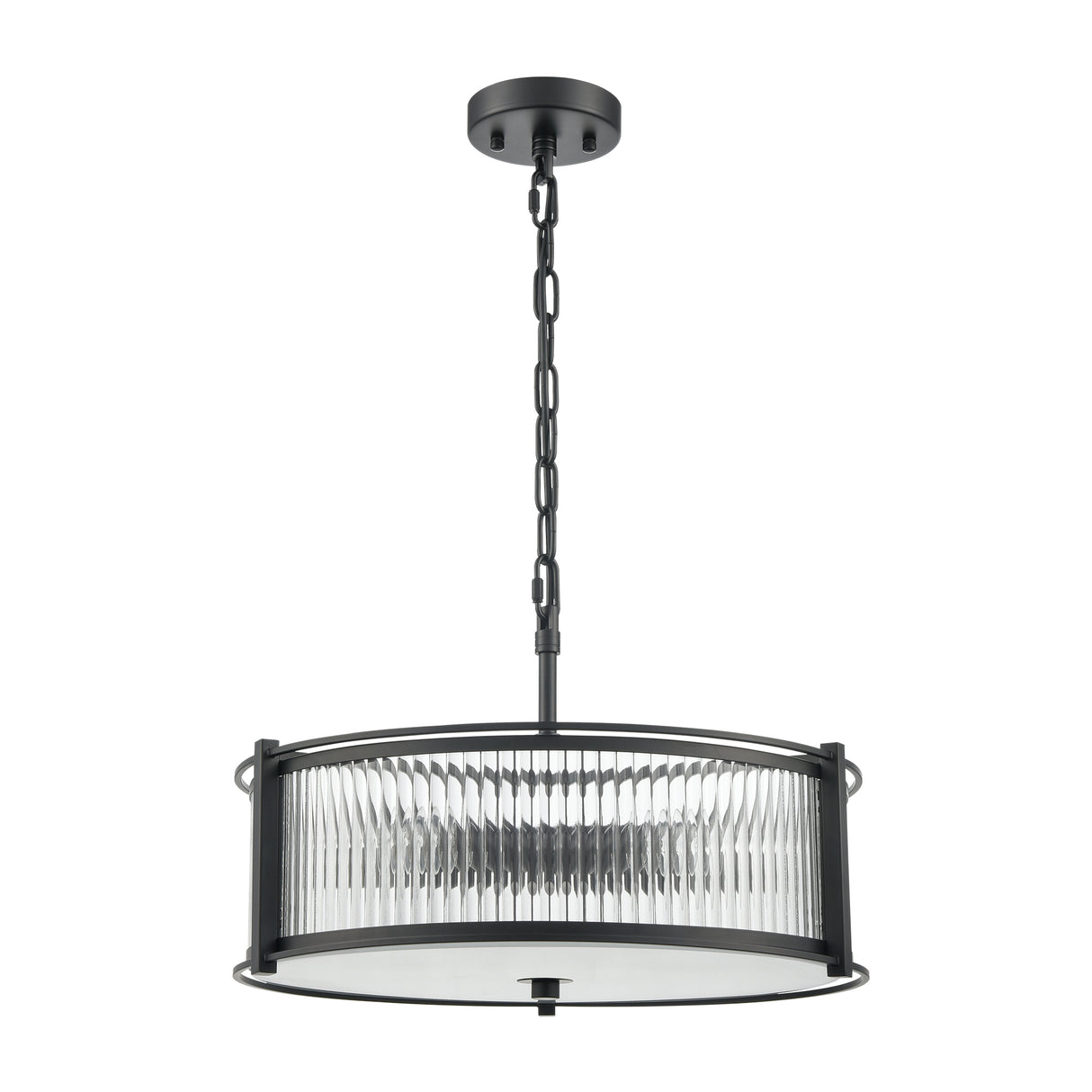 Franklite Sloane 5lt Pendant in matt black