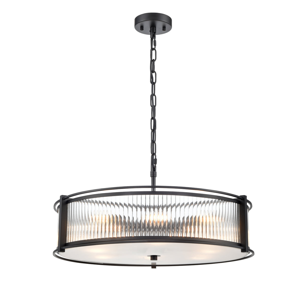 Franklite Sloane 8lt Pendant in matt black