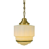 Soho Lighting The Dean Pendant Light Lacquered Aged Brass