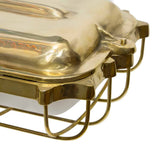Soho Lighting Warwick Brass Industrial Strip Large Pendant Light