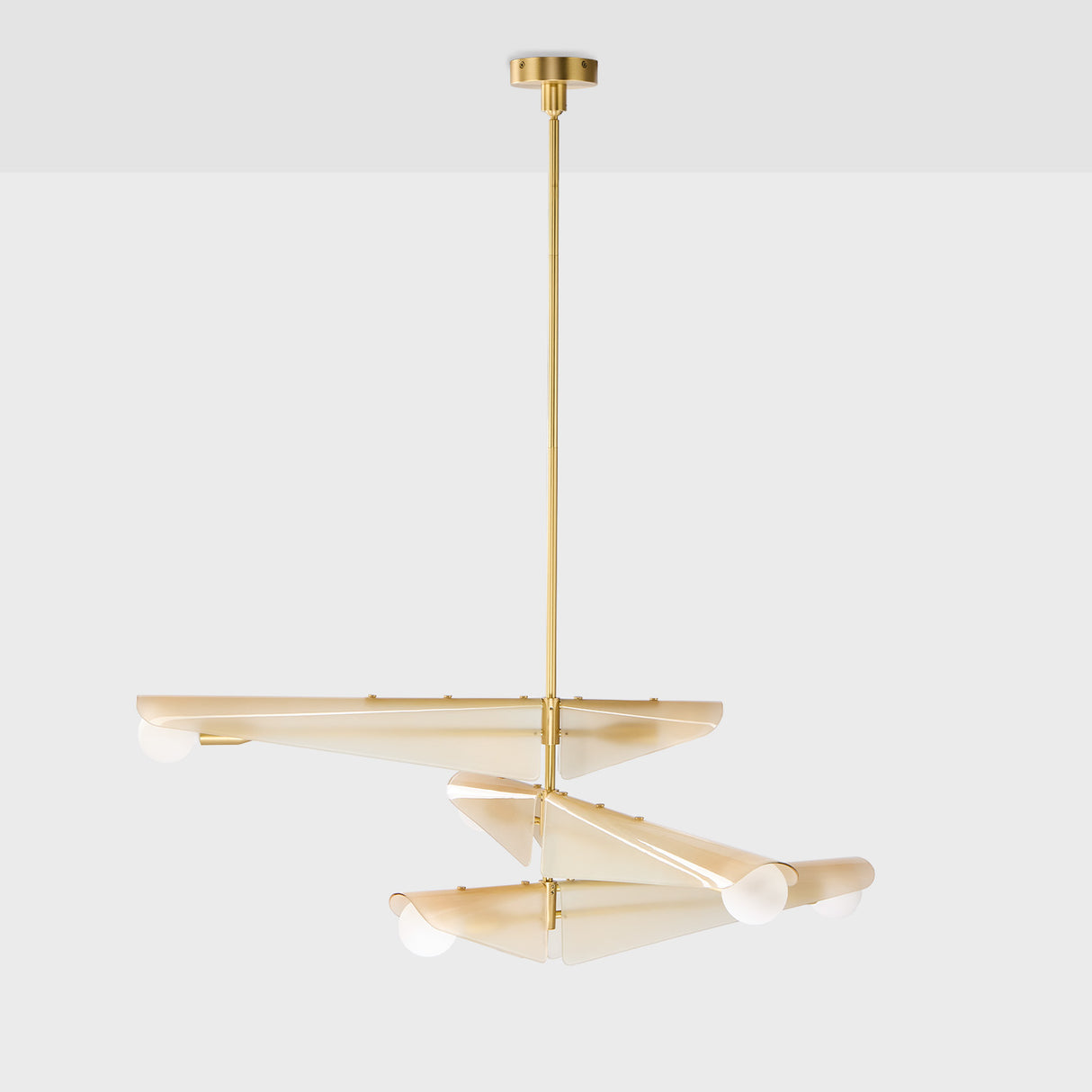Tala Sycamore Chandelier 3 Tiers in Dusk Pink