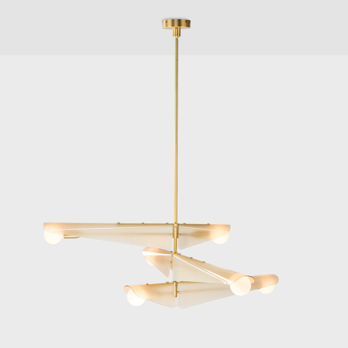 Tala Sycamore Chandelier 3 Tiers in Dusk Pink