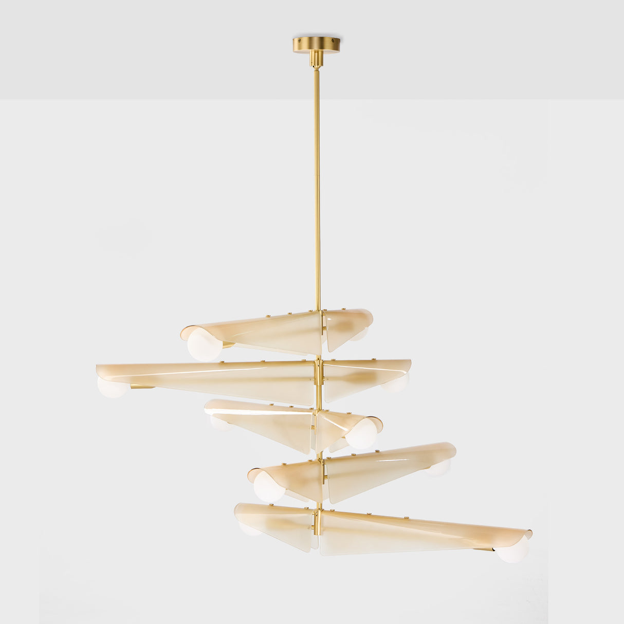 Tala Sycamore Chandelier 5 Tiers in Dusk Pink