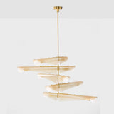 Tala Sycamore Chandelier 5 Tiers in Dusk Pink
