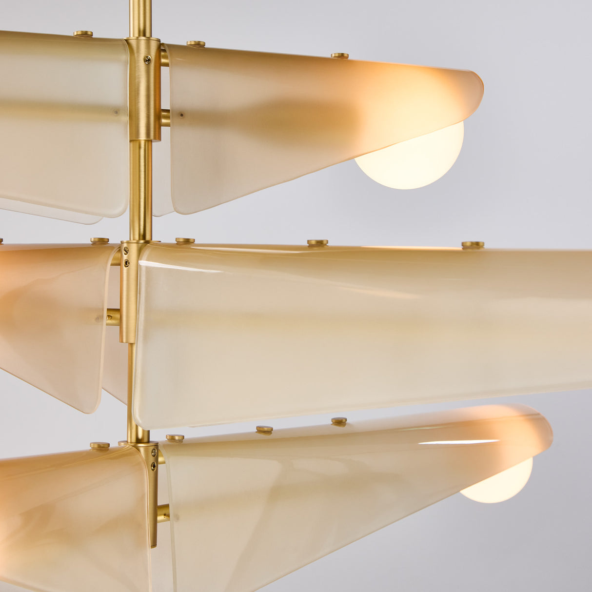 Tala Sycamore Chandelier 3 Tiers in Dusk Pink