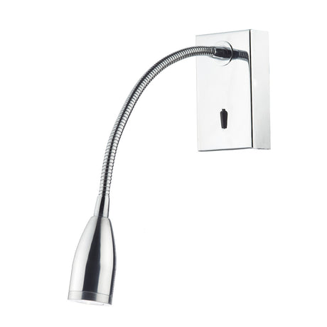 Dar Tadley Wall Reading Light Polished Chrome LED –  from Amos Lighting + Home