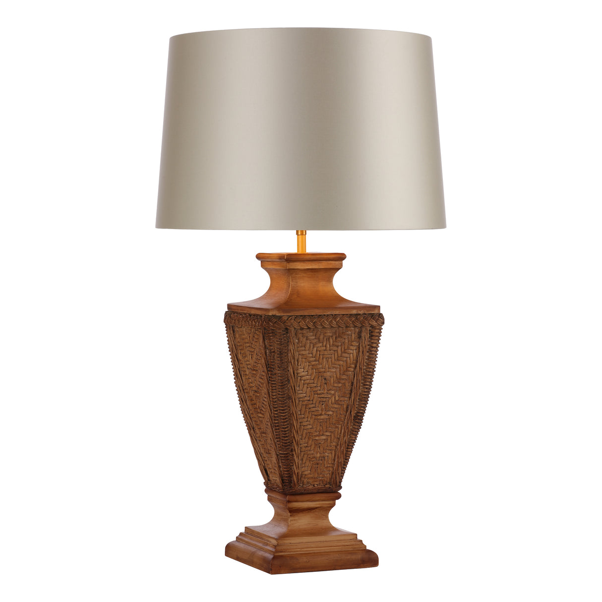 David Hunt Tallow Table Lamp Beech Base Only