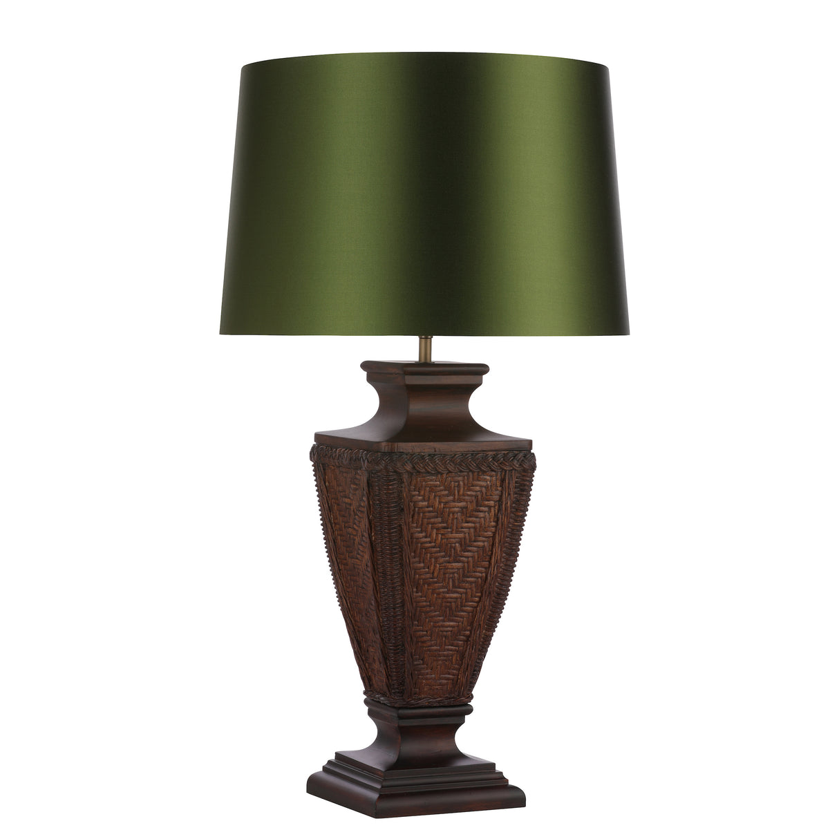 David Hunt Tallow Table Lamp Mahogany Base Only