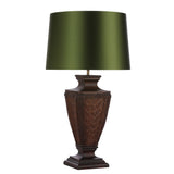 David Hunt Tallow Table Lamp Mahogany Base Only