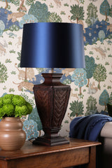 David Hunt Tallow Table Lamp Mahogany Base Only