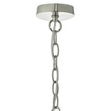 Dar Tamara Pendant Satin Nickel & Ribbed Glass –  from Amos Lighting + Home