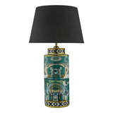 Dar Gold Collection Teisha Table Lamp Green/Gold Animal Motif Base –  from Amos Lighting + Home