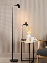 Dar Thierry Task Floor Lamp Matt Black