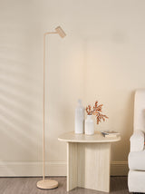 Dar Thierry Task Floor Lamp Matt Taupe