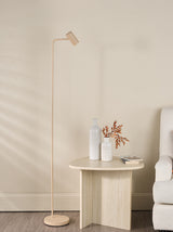 Dar Thierry Task Floor Lamp Matt Taupe