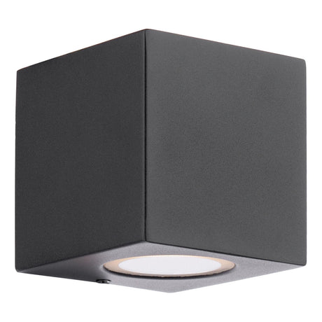 Dar Tiva Outdoor Wall Light Matt Black IP54