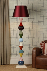 David Hunt Totem Floor Lamp Multi Coloured Base Only