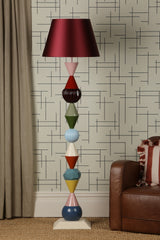 David Hunt Totem Floor Lamp Multi Coloured Base Only