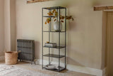 Nkuku Tanvi Display Shelf Narrow Black Small
