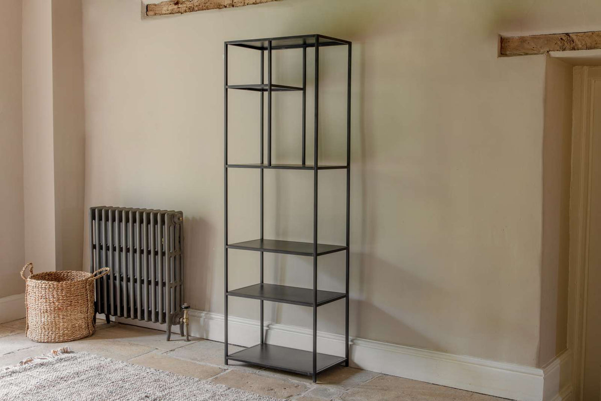 Nkuku Tanvi Display Shelf Narrow Black Small