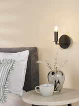 Dar Tyler Wall Light Matt Black Bracket Only
