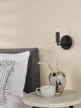 Dar Tyler Wall Light Matt Black Bracket Only