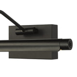 Dar Tyrus 35cm Picture Light Satin Black LED