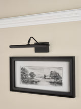 Dar Tyrus 35cm Picture Light Satin Black LED