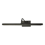 Dar Tyrus 50cm Picture Light Satin Black LED