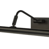 Dar Tyrus 50cm Picture Light Satin Black LED