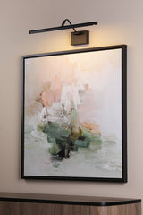 Dar Tyrus 50cm Picture Light Satin Black LED