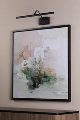 Dar Tyrus 50cm Picture Light Satin Black LED