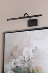 Dar Tyrus 50cm Picture Light Satin Black LED