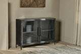 Nkuku Takua Iron Sideboard Dark Grey