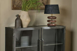 Nkuku Takua Iron Sideboard Dark Grey