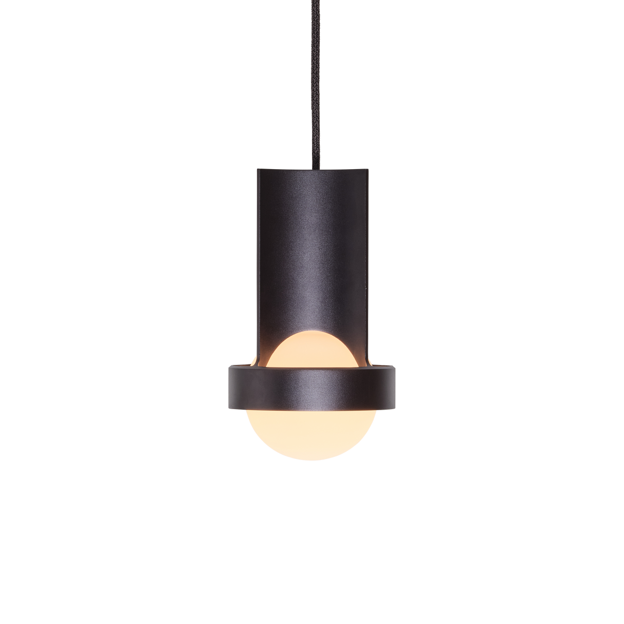 Tala Loop Pendant Dark Grey with Sphere III bulb