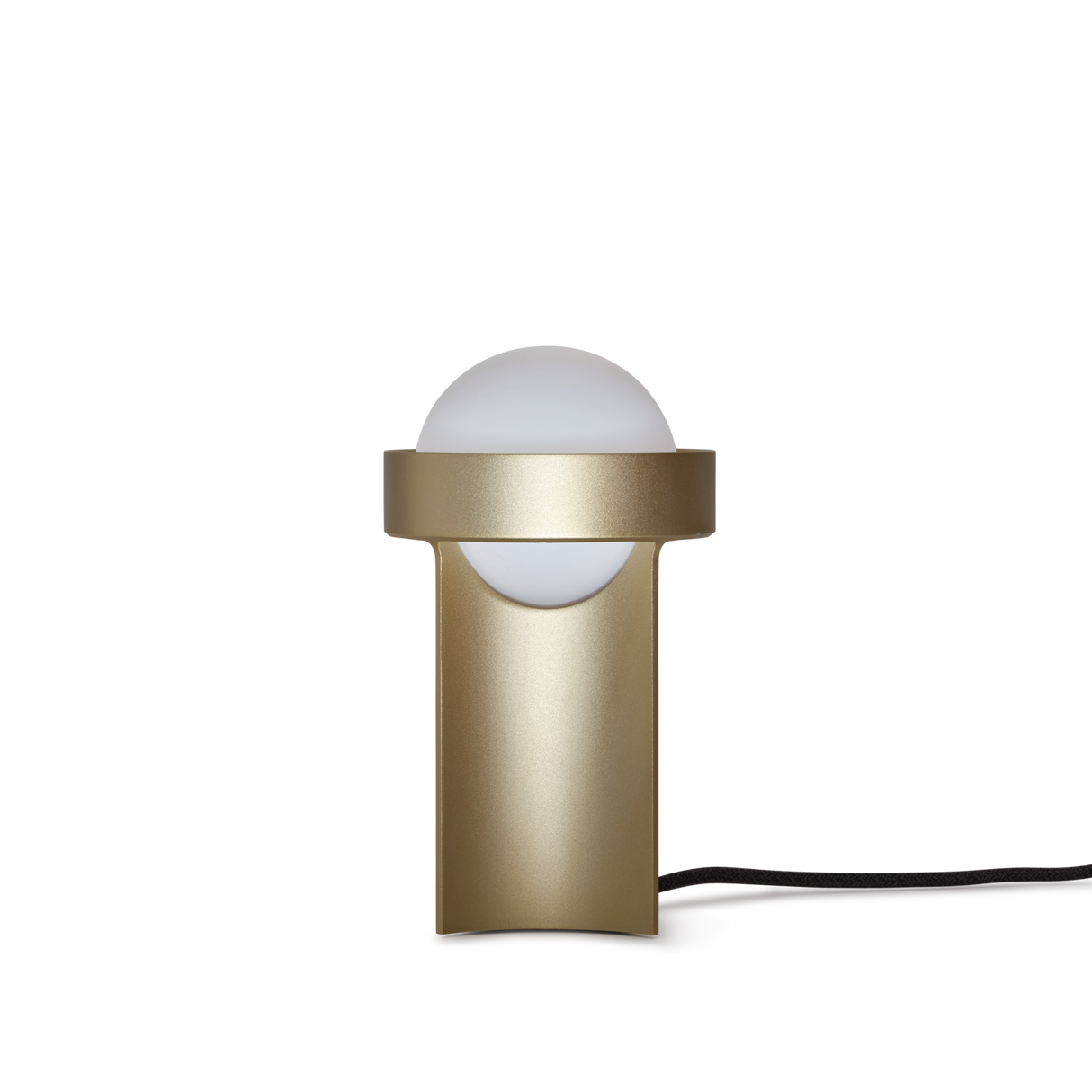 Tala Loop Table Lamp Gold with Sphere III bulb