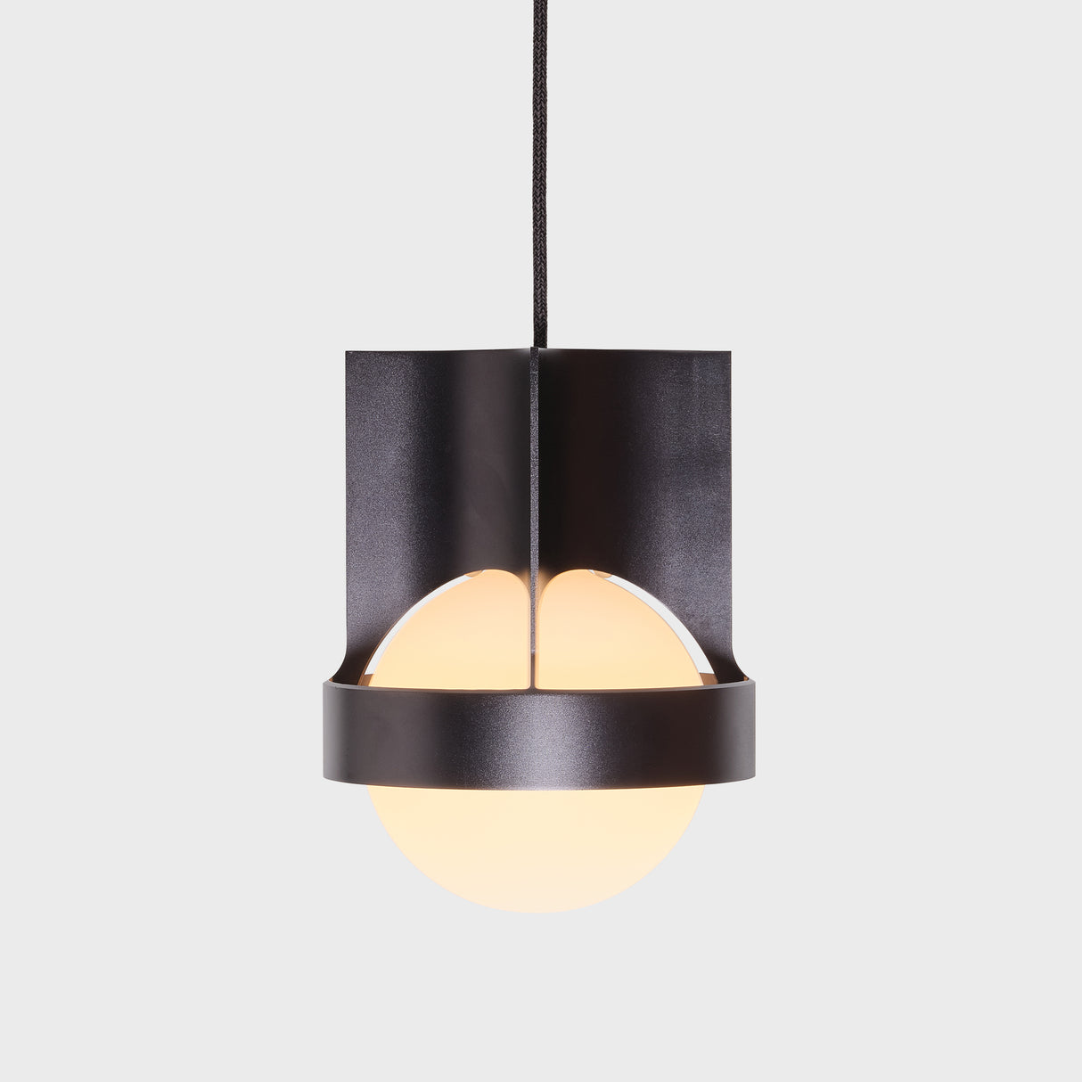 Tala Loop Pendant Dark Grey with Sphere IV bulb