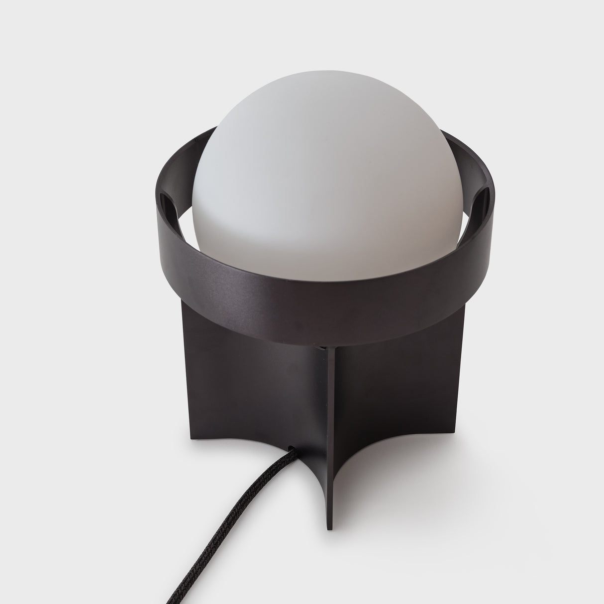 Tala Loop Table Lamp Dark Grey with Sphere IV bulb