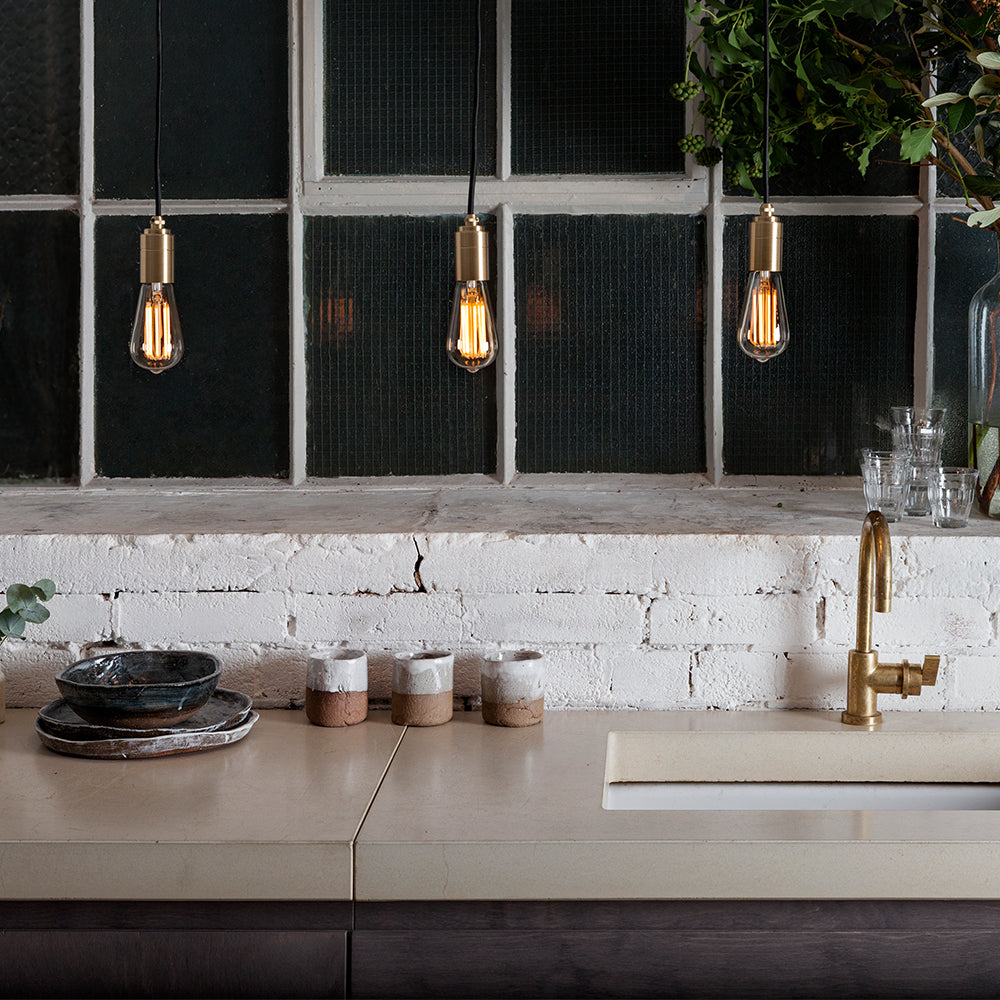 Tala Squirrel Cage Pendant Set Brass
