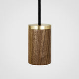 Tala Squirrel Cage Pendant Set Walnut