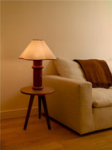 Tala Heath Table Lamp in Port Red with Shade