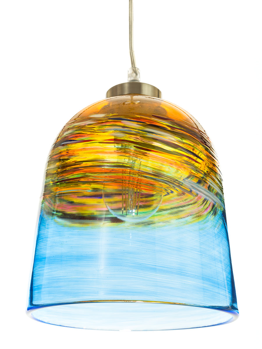 Teign Valley Glass Large Pendant Pebble –  from Amos Lighting + Home