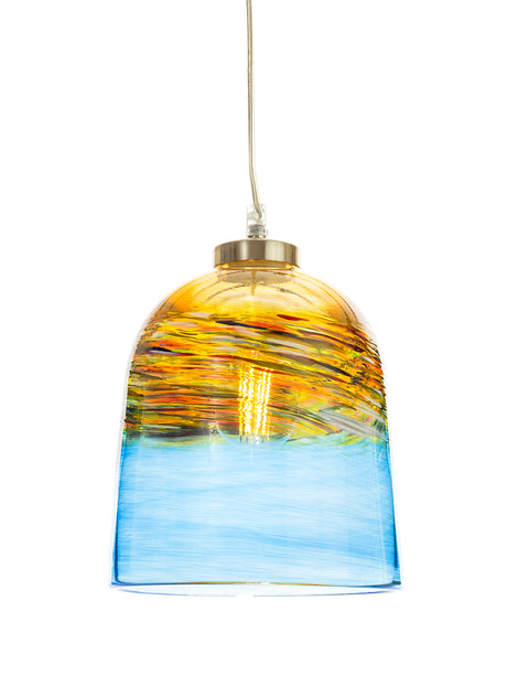 Teign Valley Glass Large Pendant Pebble –  from Amos Lighting + Home